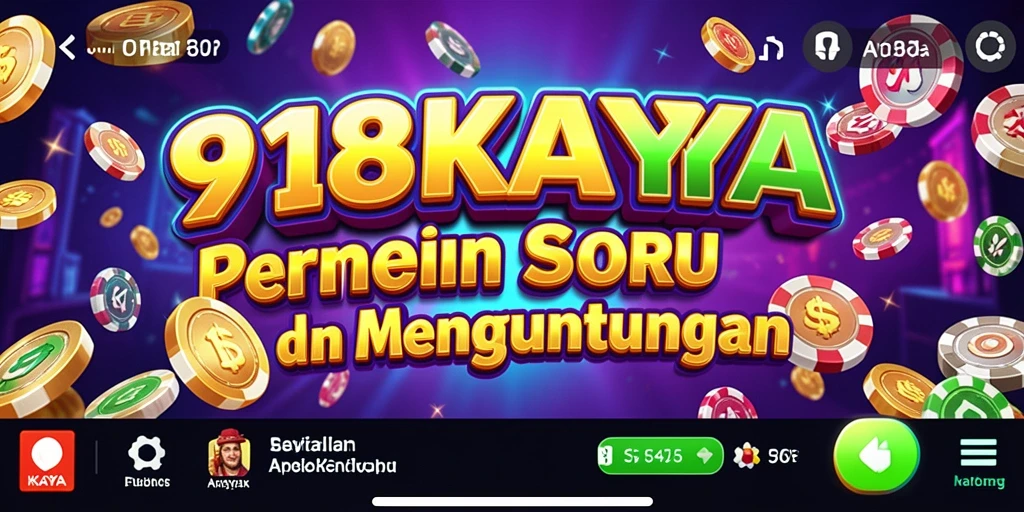 Tampilan gameplay seru di 918KAYA dengan berbagai tema slot.