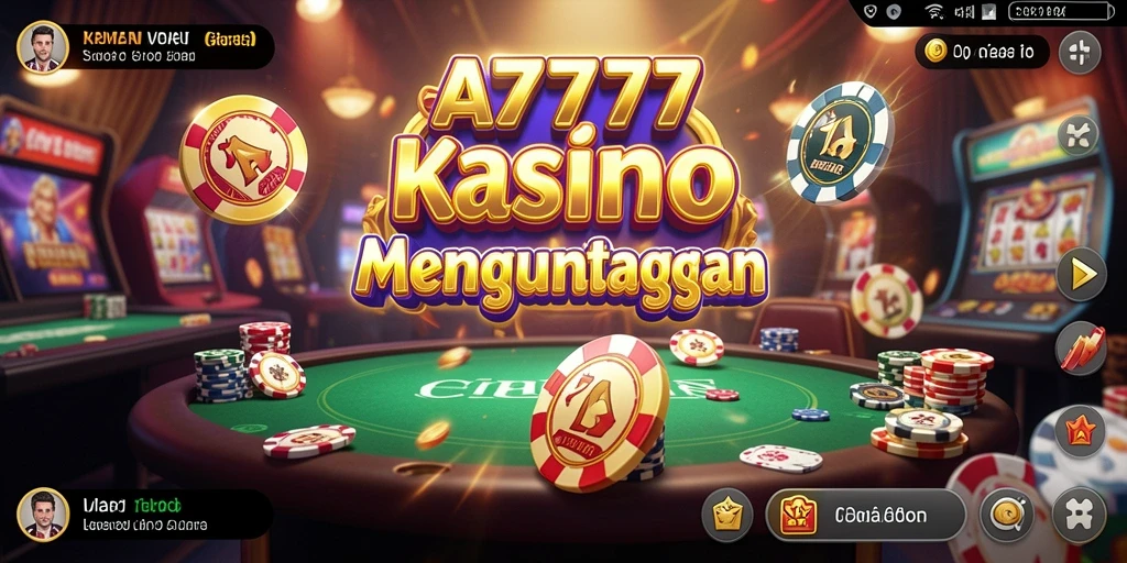 Gameplay menarik A7777 dengan fitur kasino yang memukau.