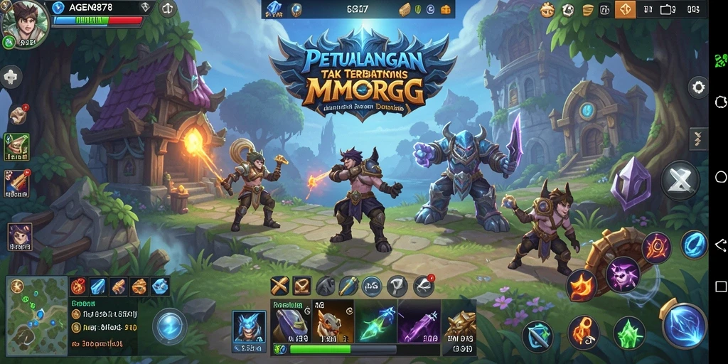 Tampilan gameplay AGEN878 yang menyuguhkan aksi pertempuran seru.