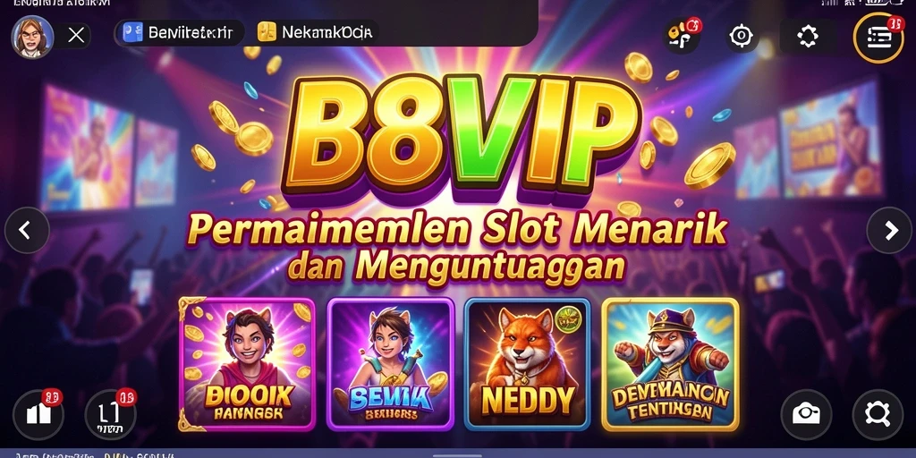 Gameplay menarik Slot B8VIP dengan efek visual yang menawan.