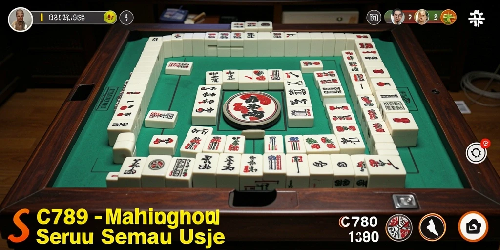 Screenshot gameplay C789 menampilkan tantangan seru bermain Mahjong.