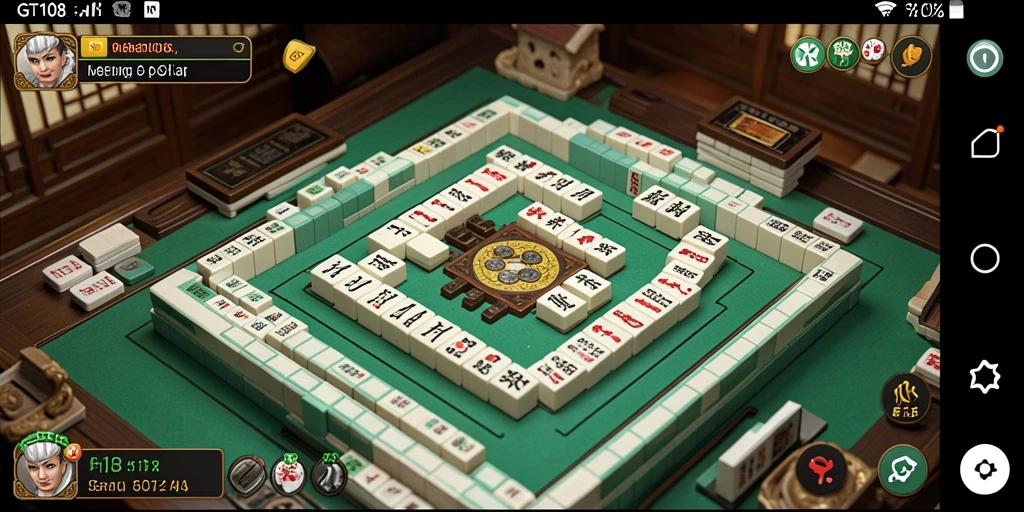 Screenshot gameplay GT108 menampilkan momen seru permainan Mahjong.