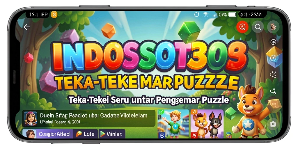 Tampilan gameplay seru INDOSLOT303 dengan puzzle menantang.