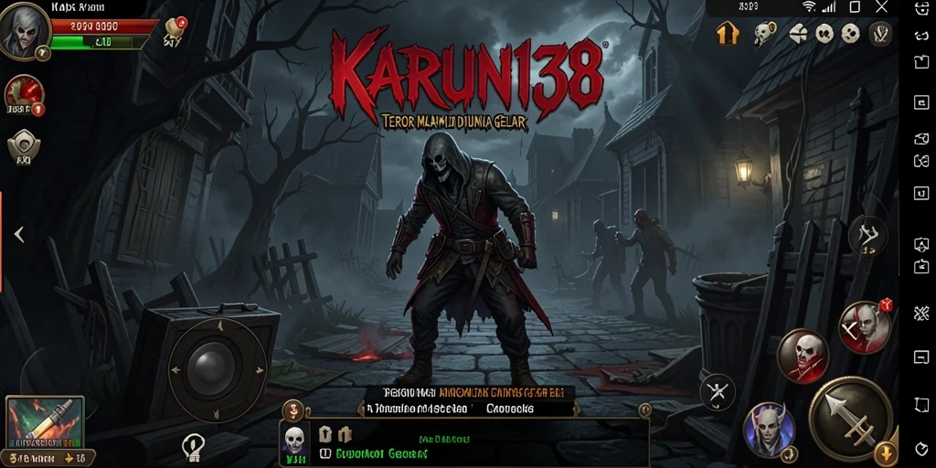 Screenshot menampilkan momen menegangkan dalam gameplay HOROR.
