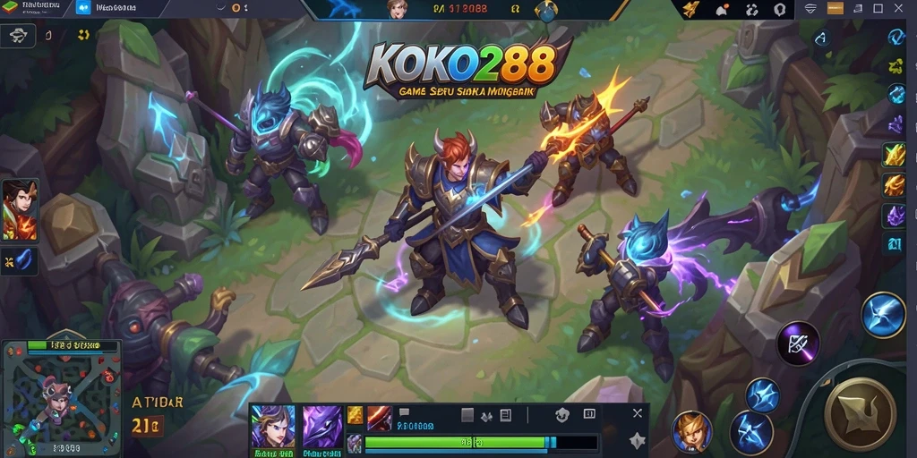 Tampilan gameplay seru dan strategi dalam KOKO288.