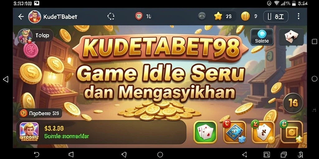 Screenshot utama KUDETABET98 yang menampilkan gameplay Idle yang seru.