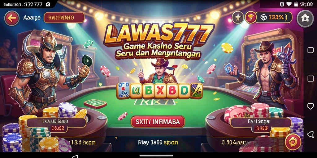 Tampilan gameplay Kasino yang seru dan mengasyikkan.