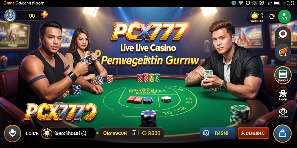 Screenshot gameplay Live Casino yang menarik dan interaktif di PCX777.