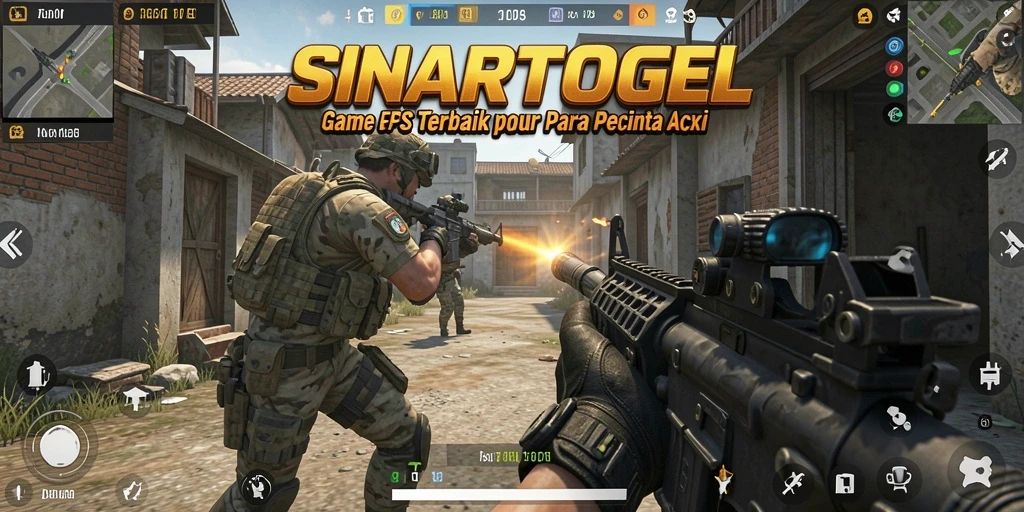 Gameplay SINARTOGEL menampilkan aksi tembak-menembak yang mendebarkan dan grafis menakjubkan.