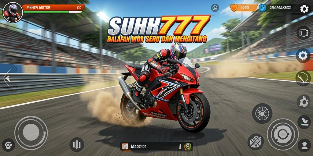 Menampilkan gameplay balap motor yang mendebarkan dan grafis menakjubkan.