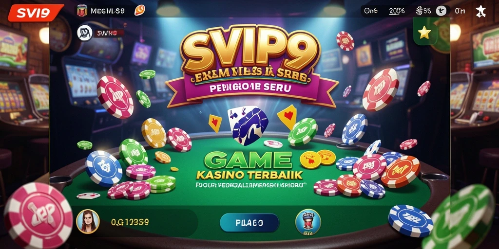 Tampilan gameplay Kasino yang memukau di SVIP9.